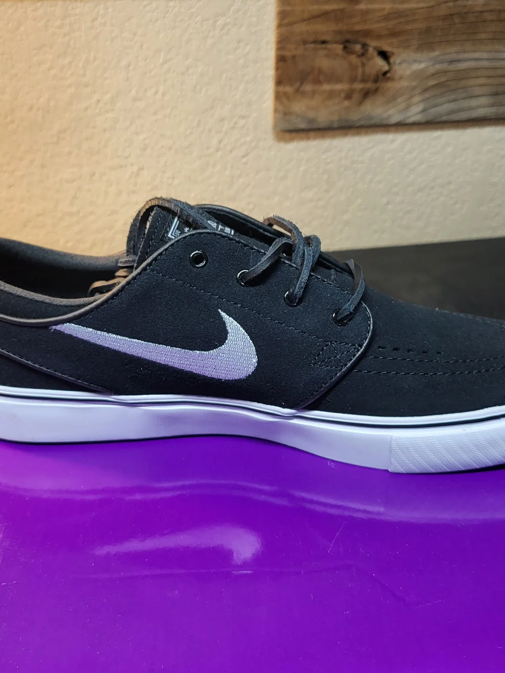 *NEW* Nike SB Zoom Stefan Janoski OG+ Black White Shoes Size Men's 8 Women's 9.5